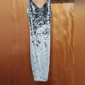 Dress- Grey velvet